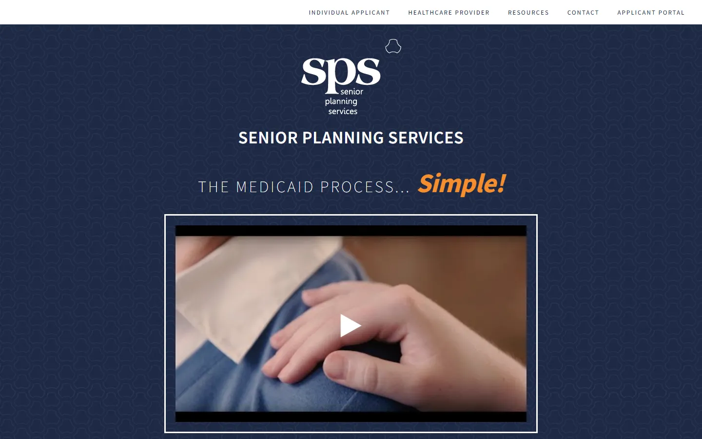Homepage of Senior Planning Services